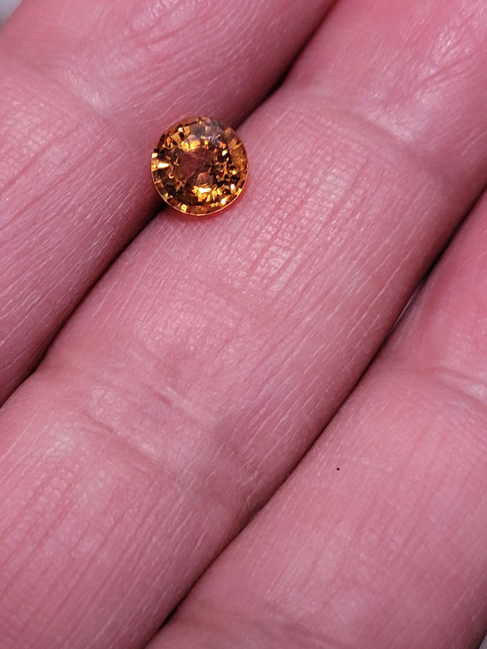 Natural Spessartite Loose Round Garnet.